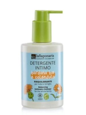 La Saponaria detergente intimo riequilibrante Bardana e Calendula ml. 250