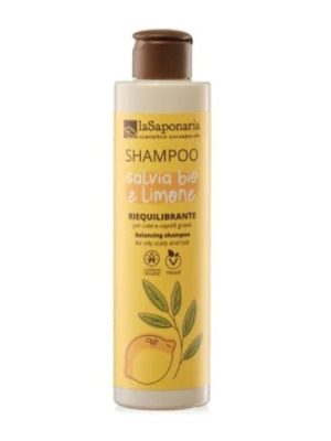 La Saponaria shampoo Salvia e Limone per capelli grassi ml. 200