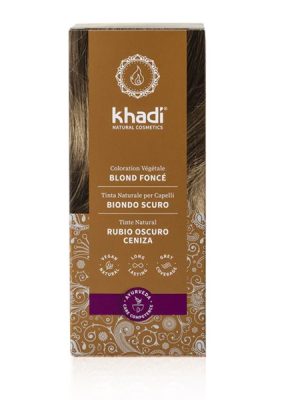 Khadi tinta vegetale per capelli col. Biondo Scuro gr. 100