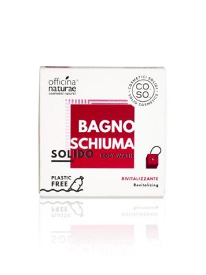 Officina Naturae bagnoschiuma solido rivitalizzante "Co.so" gr. 64 - Salice e The Nero