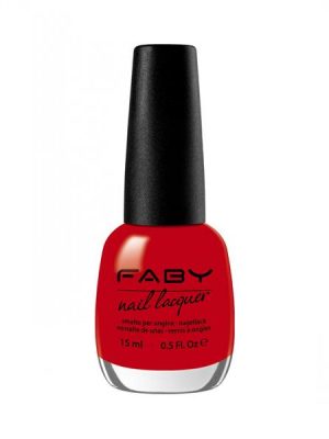 Faby smalto unghie col. rosso vermiglio - Sunset ml. 15
