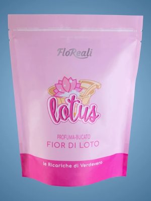 Verdevero profumatore per bucato bio Floreale Lotus ricarica gr. 800