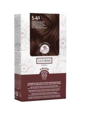 Lucens Umbria tinta per capelli - 5.41 castano chiaro rame cenere