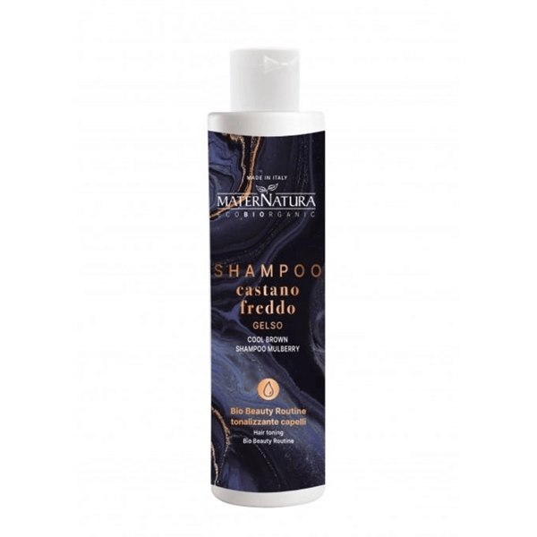 MATERNATURA-Shampoo-Tonalizzante-Capelli-Castano-Freddo-Gelso