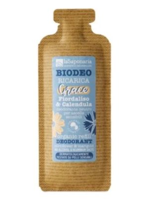 La Saponaria Grace - bio deodorante roll on refill ml. 40