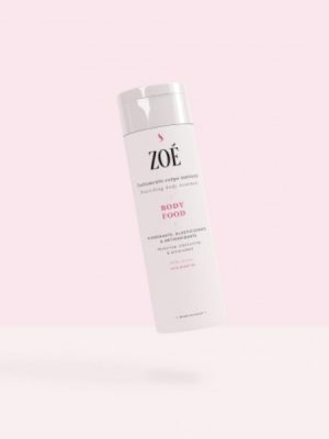 Zoè Cosmetics Body Food - crema corpo idratante ed elasticizzante con Vitamina E, burro di Cupuaco e Ceramide ml. 250