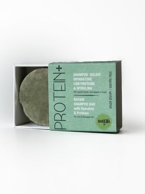 Anarkhia Bio Shampoo solido Riparatore Spirulina & Proteine gr. 55 - linea Protein+