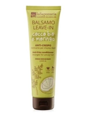 La Saponaria balsamo Leave-in anticrespo Cocco bio e Moringa ml. 150