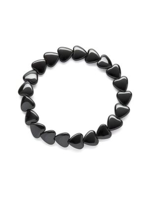 Vestopazzo bracciale elastico Cuori grandi Ematite