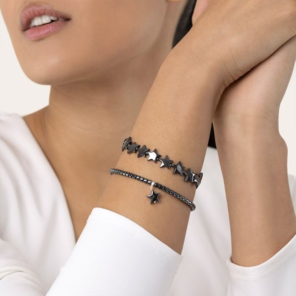 Vestopazzo-Ematite-Bracciale-Elastico-Stella-Pendente1