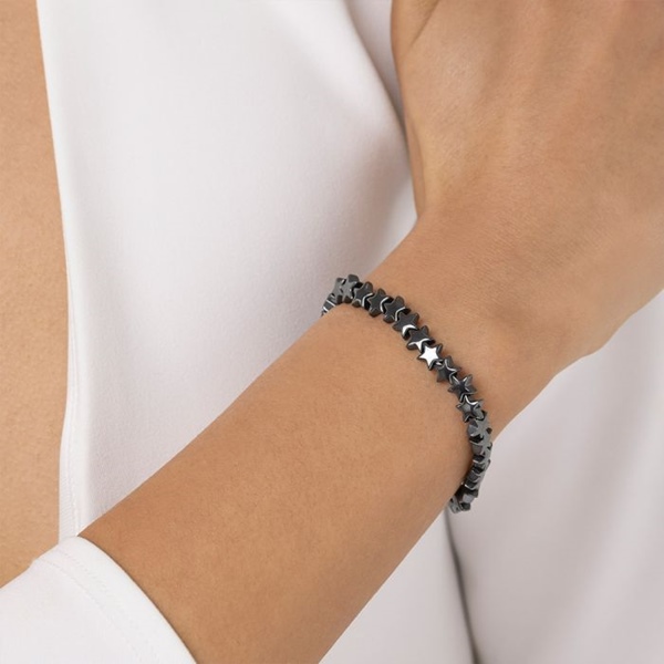 Vestopazzo-Ematite-Bracciale-Elastico-Stelle-Grandi1