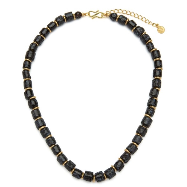 vestopazzo-collana-cilidri-nera-vidrio