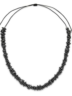 Vestopazzo collana filo rondelle Ematite