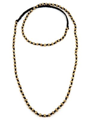 Vestopazzo collana macramè sfere