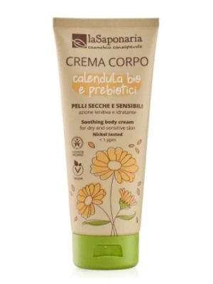 La Saponaria crema corpo pelli secche e sensibili calendula bio e prebiotici ml. 200