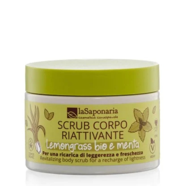 la-saponaria-scrub-corpo-biologico-lemongrass-menta-pelle-morbida-levigata