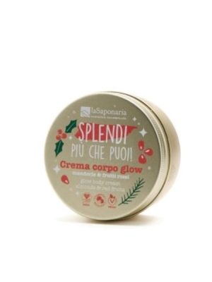 La Saponaria crema corpo Glow - mandorle e frutti rossi ml. 75