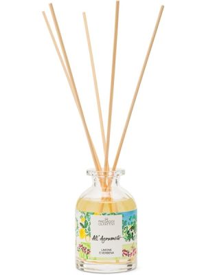 Domea Paesaggi Olfattivi profumatore ambiente con bastoncini ml. 220 - All'Agrumeto - limone e verbena