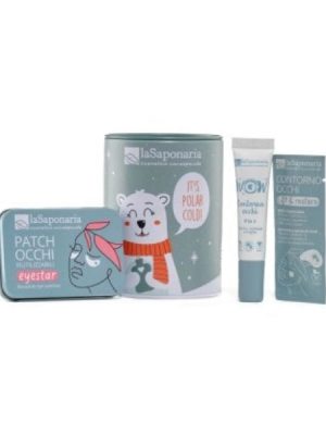 La Saponaria Salvadanaio Orso Polare - kit viso