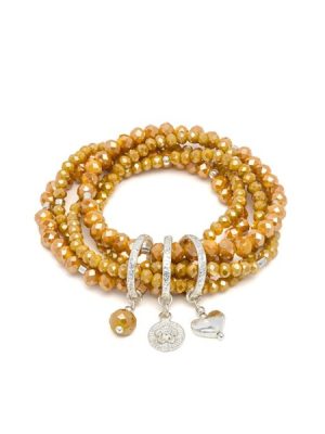 Vestopazzo bracciale charms ambra Crystal