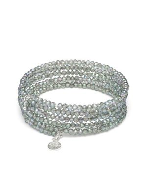 Vestopazzo bracciale molla colore polvere Crystal