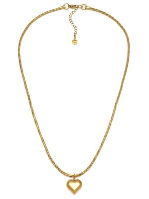 Vestopazzo collana Cuore in acciaio gold plated