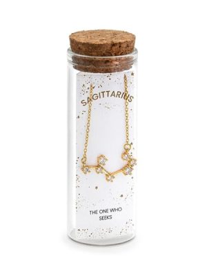 Vestopazzo collana costellazione Sagittario - Glass Bottle