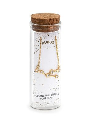 Vestopazzo collana costellazione Toro - Glass Bottle