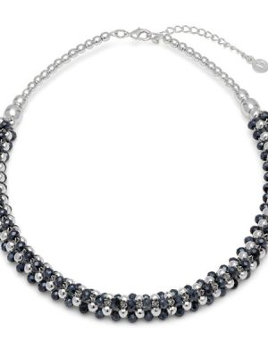 Vestopazzo girocollo sfere blu Crystal
