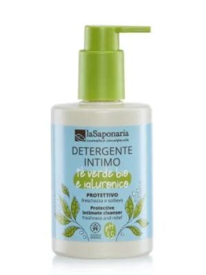 La Saponaria detergente intimo Protettivo Tè verde bio e Jaluronico ml. 250