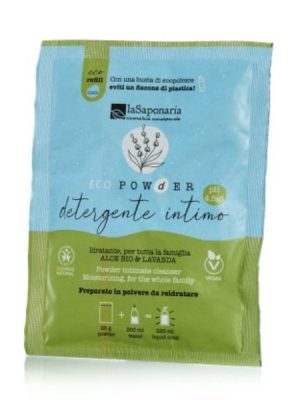 La Saponaria detergente intimo in polvere Aloe Bio e Lavanda gr. 25