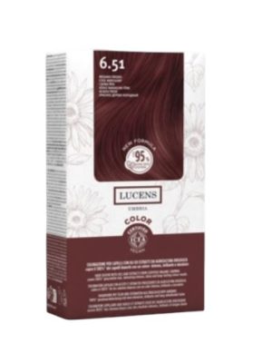 Lucens Umbria tinta per capelli - mogano freddo 6.51
