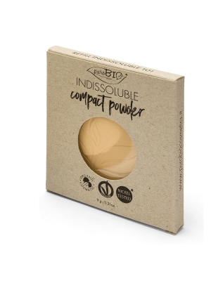 Purobio cipria indissolubile gr. 9 - sottotono giallo T01 - Refill
