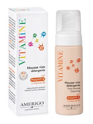 Amerigo Cosmesi "Vitamine" mousse detergente viso ml. 150