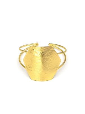 Vestopazzo bracciale fascia esagono in ottone