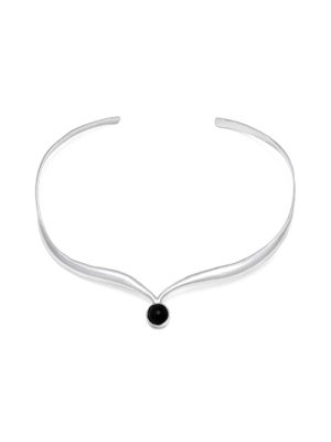 Vestopazzo choker con onice nero