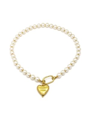 Vestopazzo collana con perle oversize