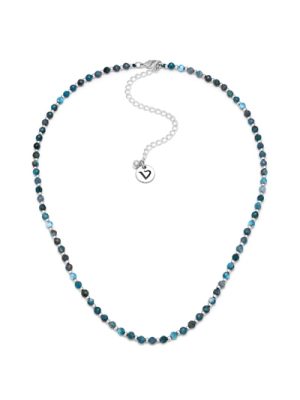 Vestopazzo collana corta con pietra apatite