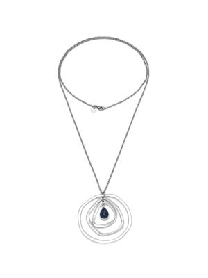 Vestopazzo collana lunga con pendente lapislazzuli