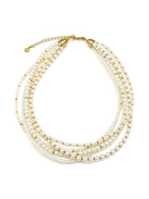 Vestopazzo collana multifilo con perle