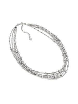 Vestopazzo collana multifilo con sfere